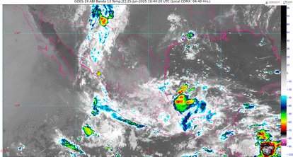 Pronostican lluvias intensas en Chihuahua, Durango, Sinaloa y otros estados este miércoles 25 de junio
