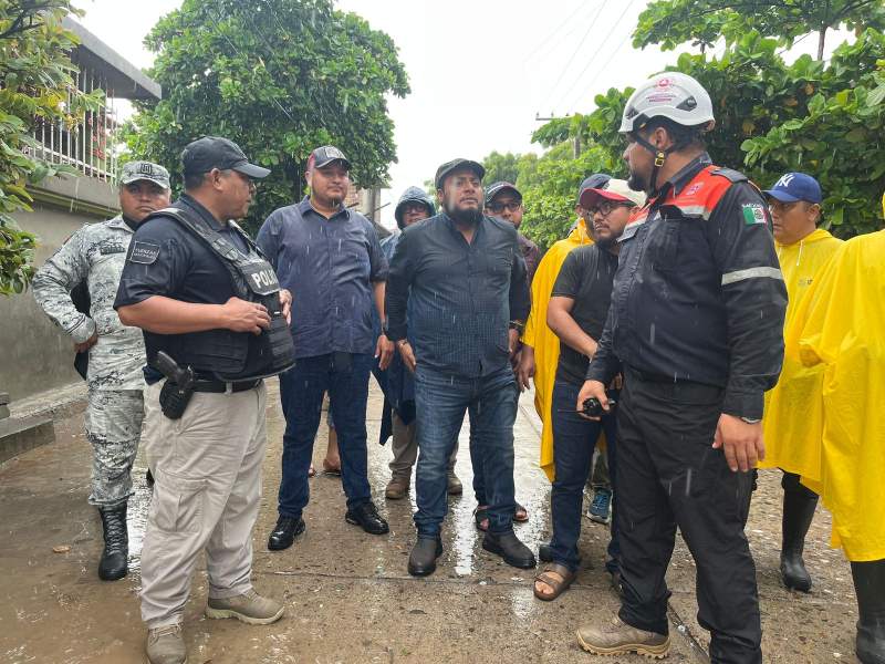 RECORRE MIGUEL QUETU ZONAS AFECTADAS PARA BRINDAR APOYO DIRECTO A LA CIUDADANÍA