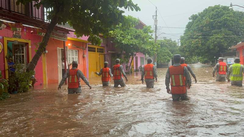 Reportan gobiernos Federal y Estatal mayores daños en 10 municipios de Oaxaca