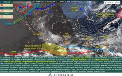 Se mantienen lluvias sobre gran parte de Oaxaca para este lunes