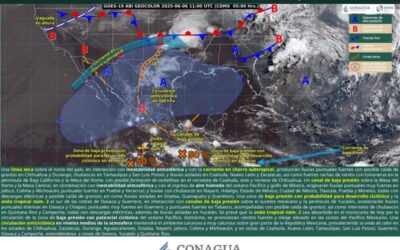 Este viernes prevén lluvias y tormentas fuertes en gran parte del estado