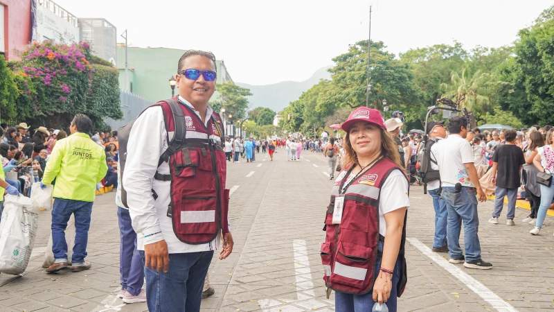 Delegados de paz, aliados para la seguridad durante Guelaguetza 2025