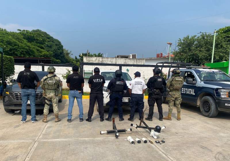 Desarticulan 23 cámaras de vigilancia ilegal durante operativo en Juchitán de Zaragoza, como parte de las acciones de la Operación Sable