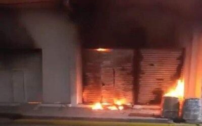 Descarta FGEO ataque en incendio de comercio en Juchitán