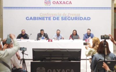 Mantiene SSPC coordinación con los tres órdenes de gobierno; realiza 581 acciones por la paz y tranquilidad en Oaxaca.