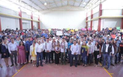 Miahuatlán de Porfirio Díaz florece con obras de infraestructura de la Primavera Oaxaqueña que encabeza Salomón Jara.