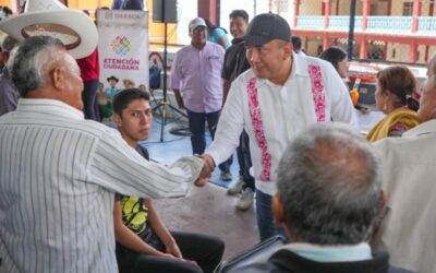 Participa Nino Morales en gira de trabajo por la Sierra Mazateca