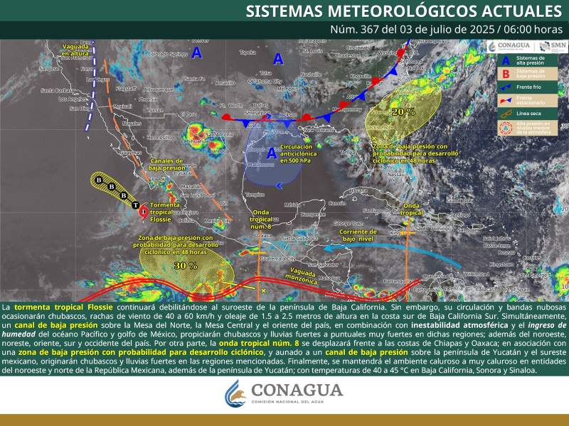 Pronostican lluvias y tormentas vespertinas en Oaxaca para este jueves