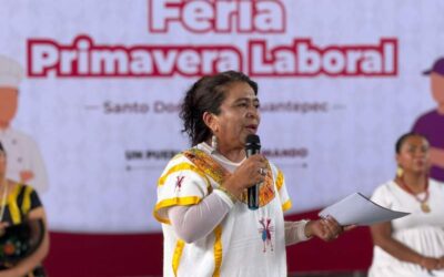 Realiza Setrao Feria Primavera Laboral en Santo Domingo Tehuantepec.