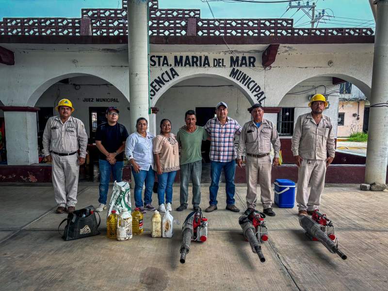 Santa María del Mar recibe acciones preventivas contra enfermedades transmitidas por vectores.