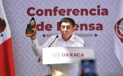 Acompaña Salomón Jara a Villa Hidalgo Yalalag en proceso de reparación tras plagio de diseño de huaraches
