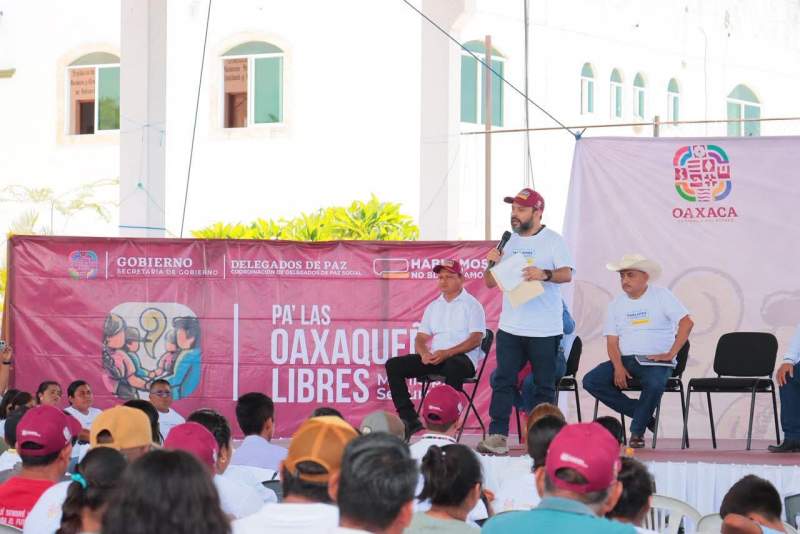 Arranca Gobierno de Oaxaca Programa Estatal de Paz en Santa María Tonameca.