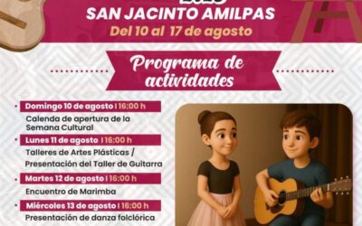 Arte, música y tradición llenan de vida a San Jacinto Amilpas en la Semana Cultural 2025