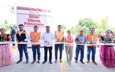 Celebra Nino Morales, obras que transforman de Jara en San Blas Atempa