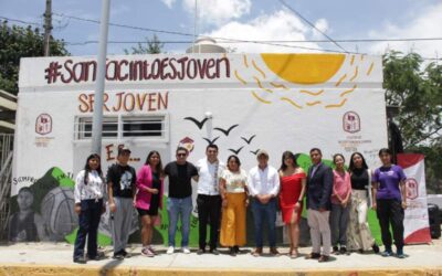 Develan mural “San Jacinto es Joven.