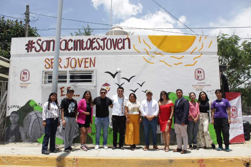 Develan mural “San Jacinto es Joven.