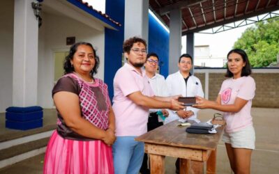 Dif municipal de juchitan concluye entrega de lentes a beneficiarios de la brigada de salud visual “Viendo por ti”..