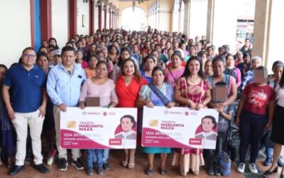Entrega Gobierno de Oaxaca más de 600 Tarjetas Margarita Maza en Valles Centrales