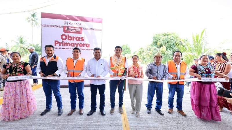 Fortalece Gobierno de Oaxaca la infraestructura pública en San Blas Atempa.
