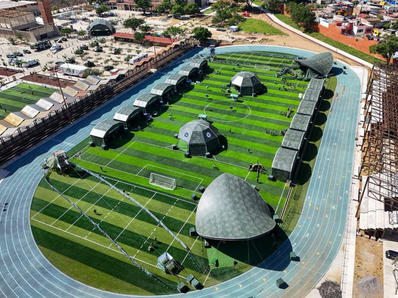 La Gran Fuerza de México se exhibe en el Parque Primavera Oaxaqueña Cho Ndobá