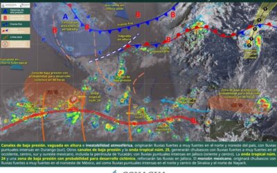 Lluvias, tormentas y posibles granizadas se esperan para este domingo en Oaxaca