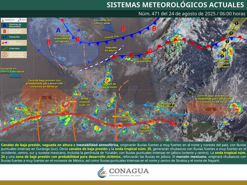 Lluvias, tormentas y posibles granizadas se esperan para este domingo en Oaxaca