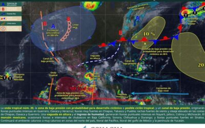 Persistirán lluvias de intensidad variable en diferentes puntos de Oaxaca