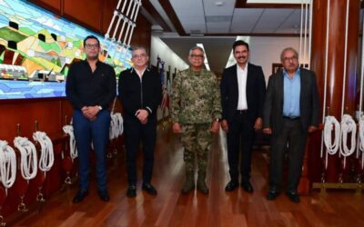 Ray Chagoya fortalece colaboración con la Secretaría de Marina para impulsar proyectos estratégicos en Oaxaca de Juárez