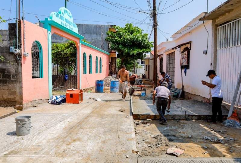 Renovado para el bienestar del barrio, la pavimentación del Callejón Miércoles Santo será entregada en próximos días