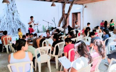 Tercera semana de talleres en la biblioteca ‘López Chiñas’