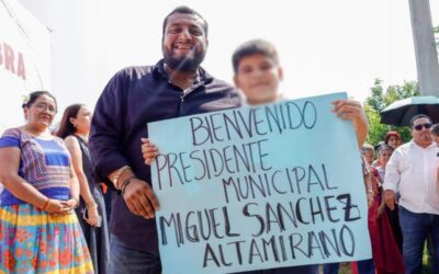 Arranca Miguel Quetu obra de pavimentación que dará a niñas y niños de la colonia 5 de Abril un camino digno hacia la escuela