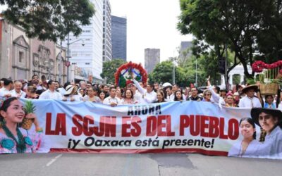 Con calenda, Oaxaca celebra la llegada de un mixteco a la SCJN