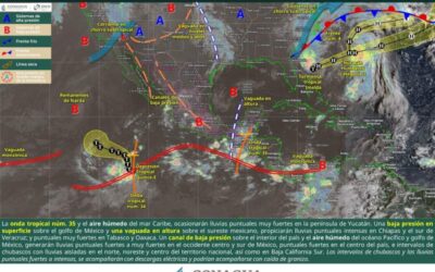 Continuará la presencia de lluvias en Oaxaca durante este martes