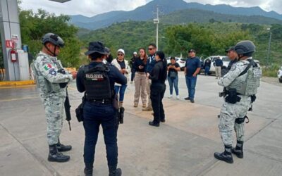 Despliega Gabinete de Seguridad operativos aéreos en la Sierra Sur para reforzar la vigilancia y búsqueda de persona desaparecida
