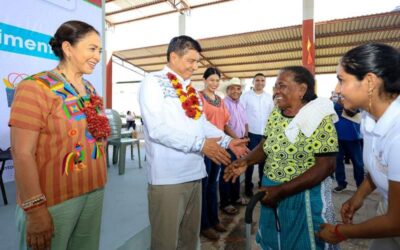 Lleva Primavera Oaxaqueña apoyos alimentarios a 490 personas de Santo Domingo Armenta y Santiago Tepextla