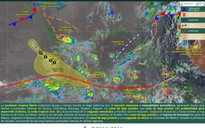 Prevén lluvias y tormentas fuertes en algunas regiones de Oaxaca para este lunes