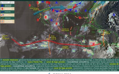 Pronóstico Meteorológico para este sábado 6 de septiembre en México: lluvias intensas y calor extremo