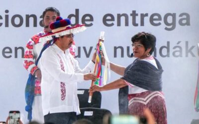 Recibe Hugo Aguilar el bastón de mando y promete combatir la corrupción en la SCJN