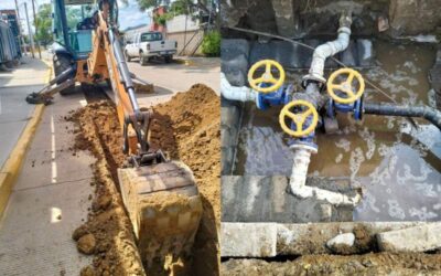 Avanza Ceabien en rehabilitación del sistema de agua potable en San Francisco Lachigoló