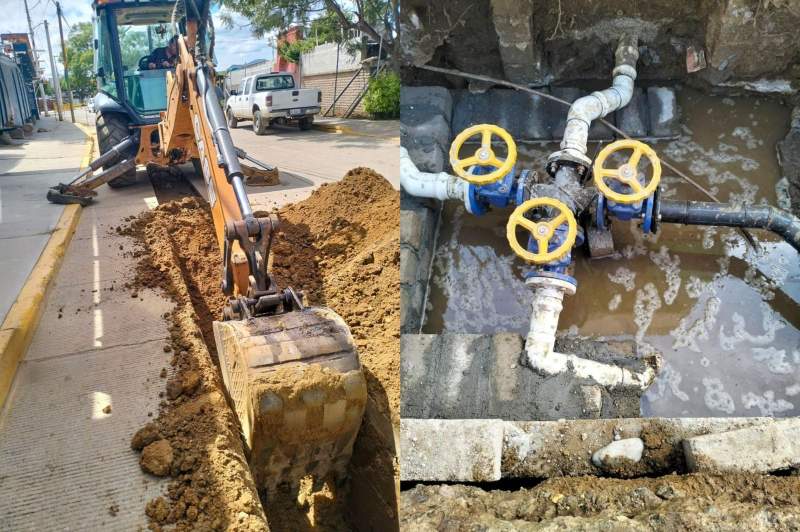 Avanza Ceabien en rehabilitación del sistema de agua potable en San Francisco Lachigoló