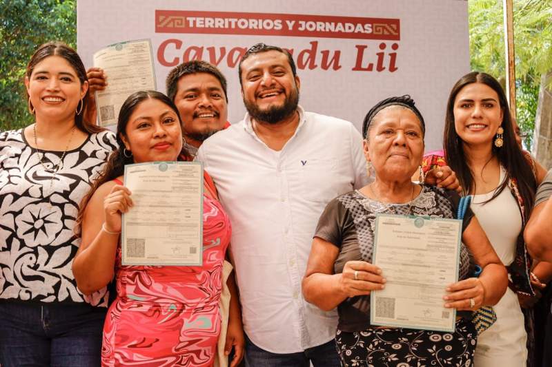 Durante tres días, las jornadas “Cáyapadu Lii” acercarán trámites y apoyos a familias de Juchitán: Miguel Quetu
