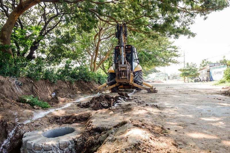 En la Novena Sección avanza una obra que transformará el drenaje y el bienestar de 15 colonias