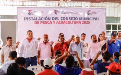 Gobierno Juchiteco instala el consejo municipal de pesca para fortalecer a las cooperativas pesqueras del municipio.