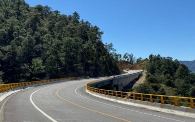 Las lluvias han retrasado la construcción del viaducto en la autopista Oaxaca-Istmo