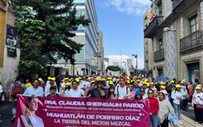 Miahuatlán respalda el proyecto de nación de la presidenta Claudia Sheinbaum