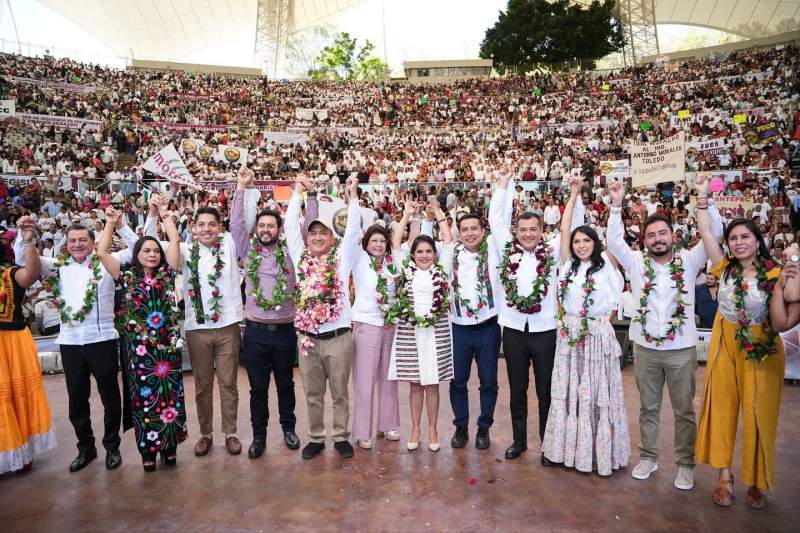 Morena y ciudadanía respaldan trabajo de senadores oaxaqueños