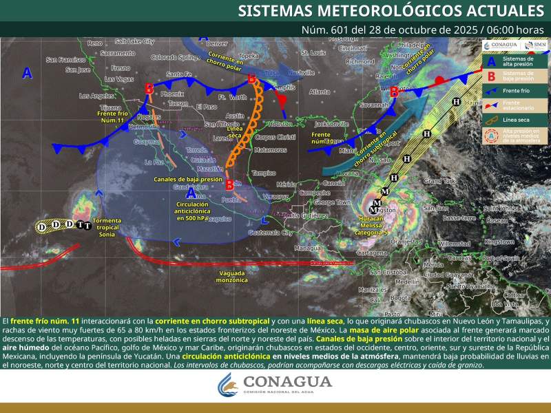 Pronostican baja probabilidad de lluvias y alta radiación solar en Oaxaca para este martes