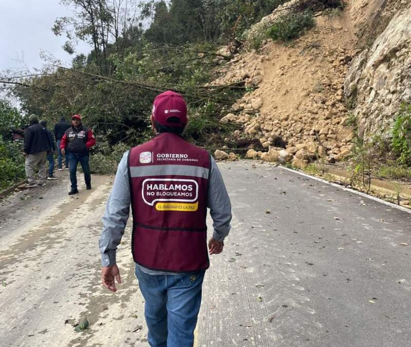 Refuerza Secretaría de Gobierno acciones preventivas ante alerta por lluvias intensas en Oaxaca