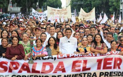 Respalda Salomón Jara primer año de gobierno de la presidenta Claudia Sheinbaum Pardo marcado por hazaña histórica