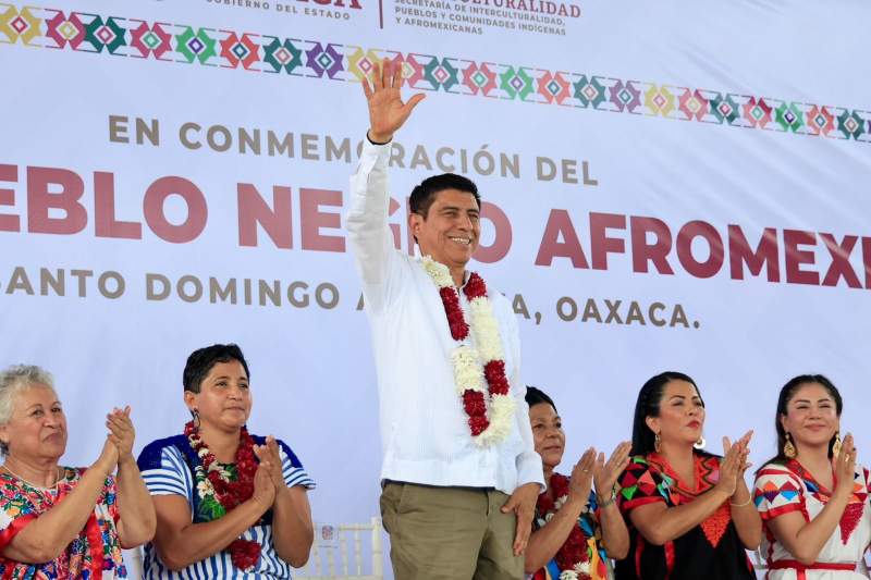 Reafirma Salomón Jara impulso a la participación política, cultural y a los derechos del pueblo afromexicano